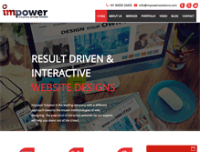 Tablet Screenshot of impowersolutions.com